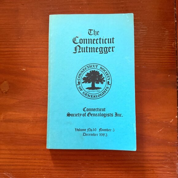 The Connecticut Nutmegger Genealogy Journal Lot Of 5 (1983 &1988) - Picture 1 of 5